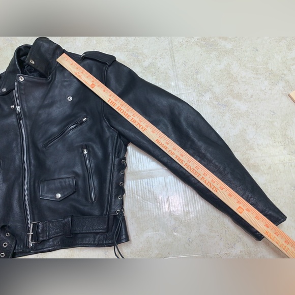 Interstate Leather - Black Retro Jacket - Picture 12 of 16